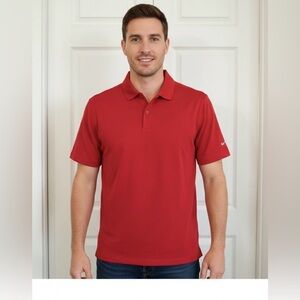 Nike Men's Red Polo Shirt